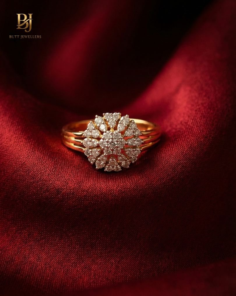 The 21k Royal Flora Diamond Ring